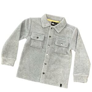 Quiksilver Boys Fleece Shirt Jacket Size XS NWT